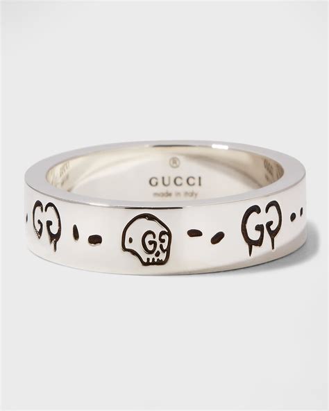 gucci ghost collection ring|Gucci ghost ring men's.